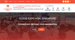 Desktop Screenshot of cloudexpoasia.com